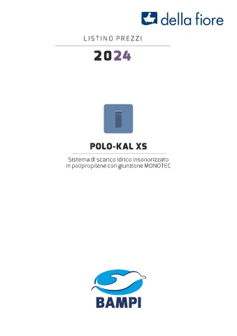 BAMPI - Listino Polo-Kal XS 2024